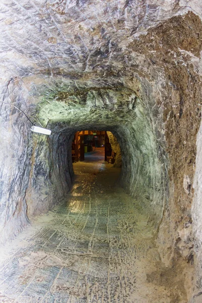 索盐矿山隧道入口 — 图库照片