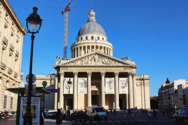 Paris, Fransa - 10 Eylül 2015: Ulusal pantheon