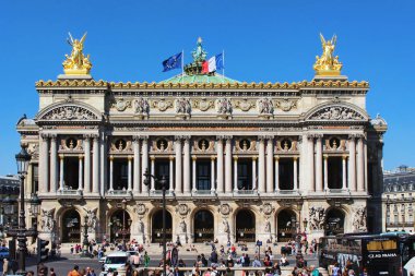 Paris, Fransa - 10 Eylül 2015: National opera