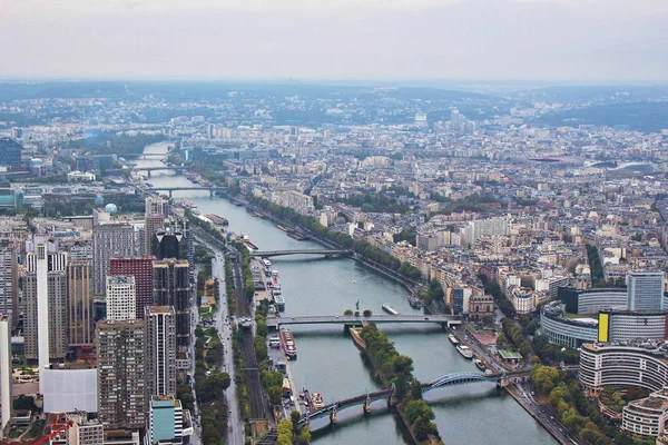 Πανοραμική θέα στην πόλη Παρίσι — Φωτογραφία Αρχείου