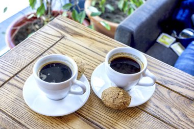 Kahve fincanı Restoran ahşap tablo