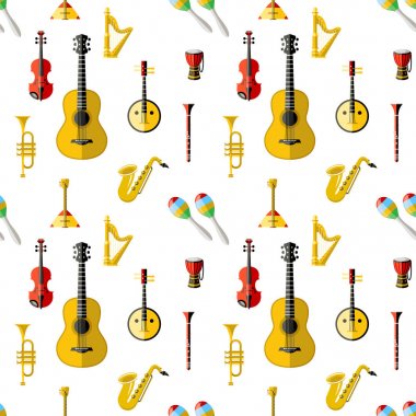 Dijital vektör mavi kırmızı müzik