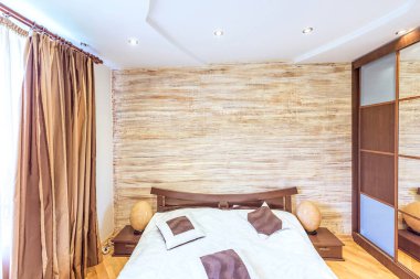 Beyaz daire iç tasarım