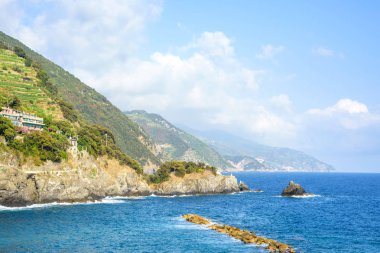 Deniz mavi güzel yaz görünümü