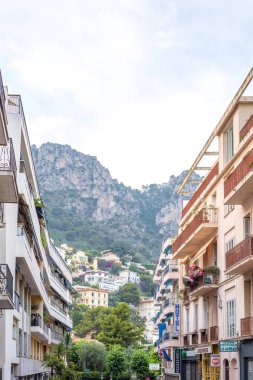 Beaulieu sur mer şehir renkli Universiteler için güzel günbatımı manzarası