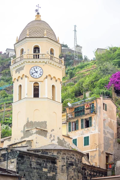 Dzwonnica kościoła Santa Margherita — Zdjęcie stockowe