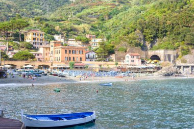 Bir Monterosso al Mare Beach güzel manzara