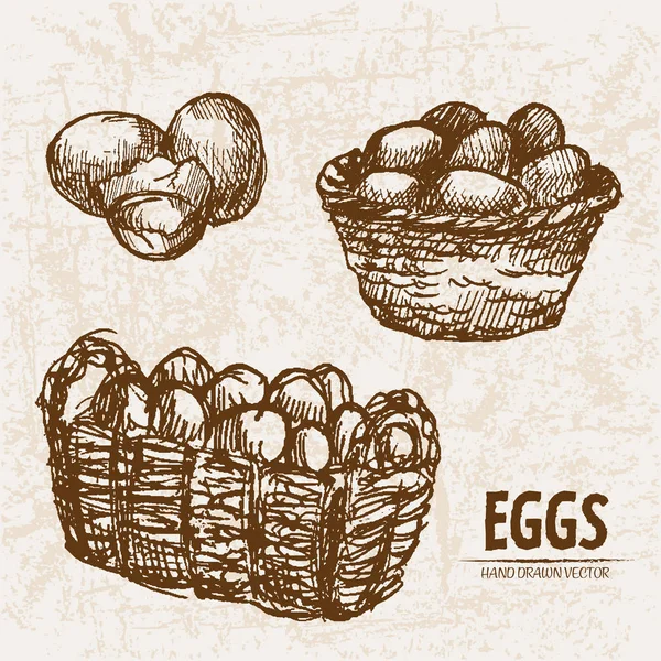 Цифровые векторные художественные яйца — стоковый вектор