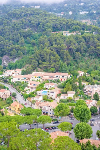 Sisli gün ışığı görmek istiyorsanız Eze, ortaçağ ile Cote d'Azur köy ho — Stok fotoğraf