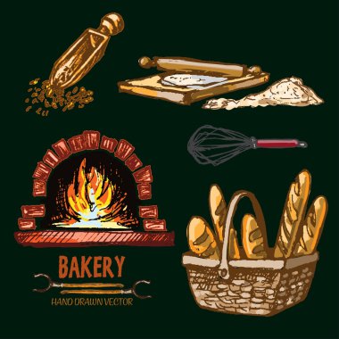 Dijital renkli vektör Hat sanatı altın ayrıntılı