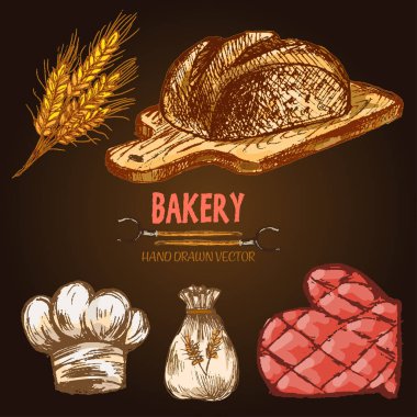 Dijital renkli vektör Hat sanatı altın ayrıntılı