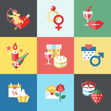 Dijital vektör Şubat mutlu Sevgililer günü