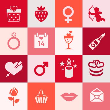 Dijital vektör Şubat mutlu Sevgililer günü