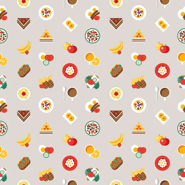 Digital vector breakfast meal fresh food and drink