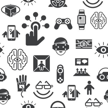 Dijital vektör sanal artar gerçeklik set