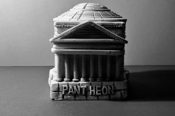 Griekse pantheon miniatuur klei speelgoed close-up — Stockfoto