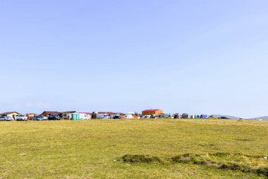 Gün ışığından yararlanma pitoresk görünümüne rocky Dağları