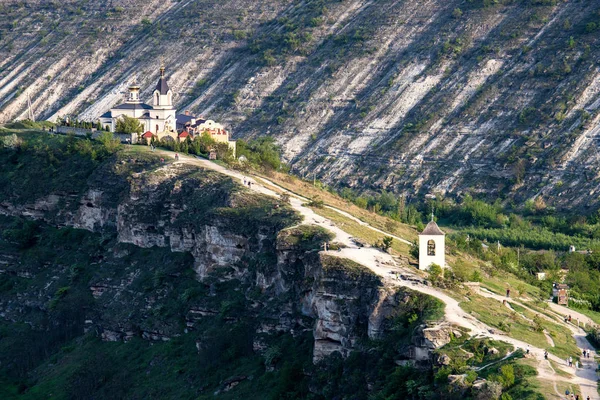 Sunset landscape at Orheiul Vechi Trebujeni — Stock Photo, Image