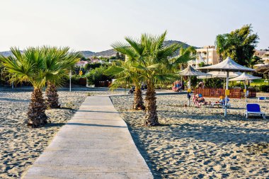 Yol için gün ışığından yararlanma görünümünden beach City
