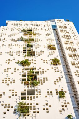 Alttan gün ışığı görünümüne yerel daireler cephe