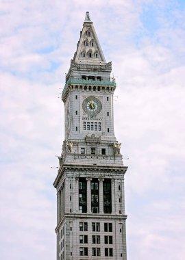 Boston 'daki gümrük binasının dikey görüntüsü.