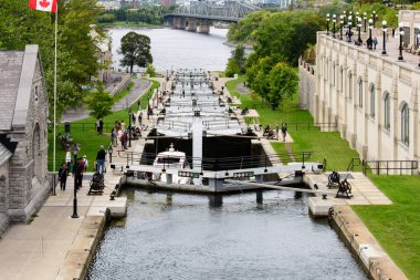 Kış Rideau Kanalı