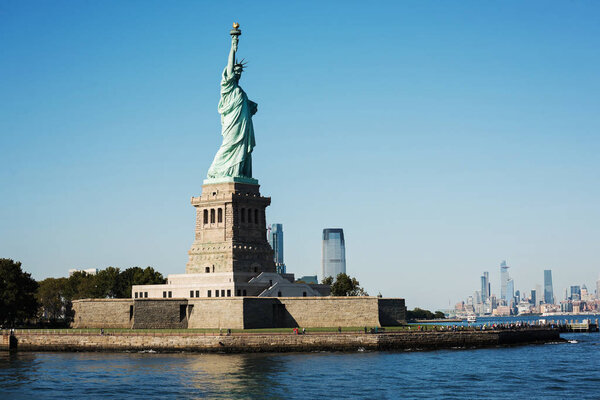 Statue Of Liberty National Monument in the New York City, USA