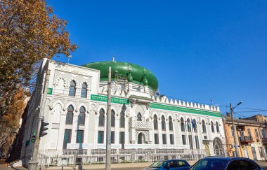 Odessa 'da güzel ve görkemli bir cami çekimi.