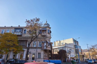 Odessa 'da eski bir binanın çekimi