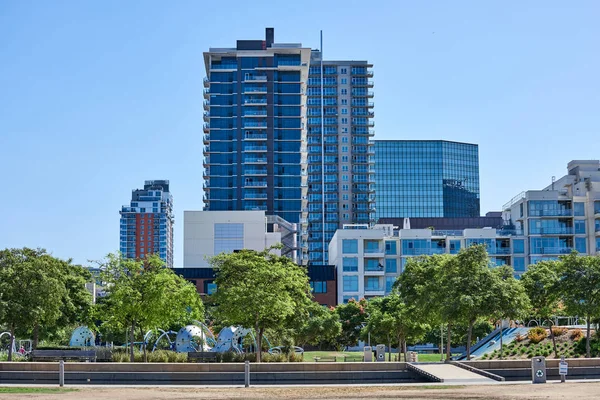 Residential buildings in San Diego — Stock Photo, Image