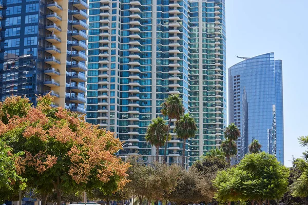 Residential buildings in San Diego — Stock Photo, Image