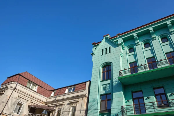 在敖德萨的两座漂亮建筑被枪杀 — 图库照片