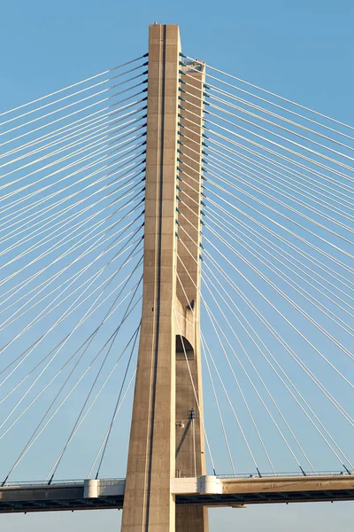 Shot of an impressive bridge in Lisbon Portugal — Stock Photo, Image