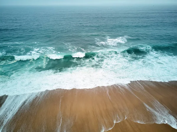 North Beach in Nazare Portugal — Stock fotografie