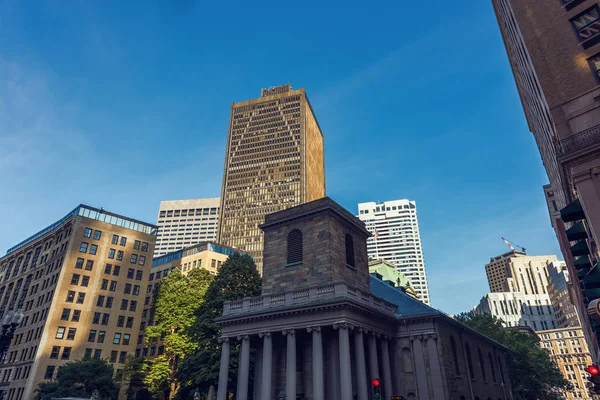 Tall buildings of Boston city downtown — Stock Photo, Image
