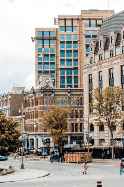 Old buildings and architecture with streets and people