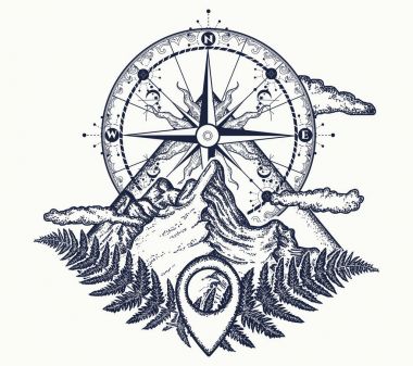Free Free 224 Mountain Compass Svg SVG PNG EPS DXF File
