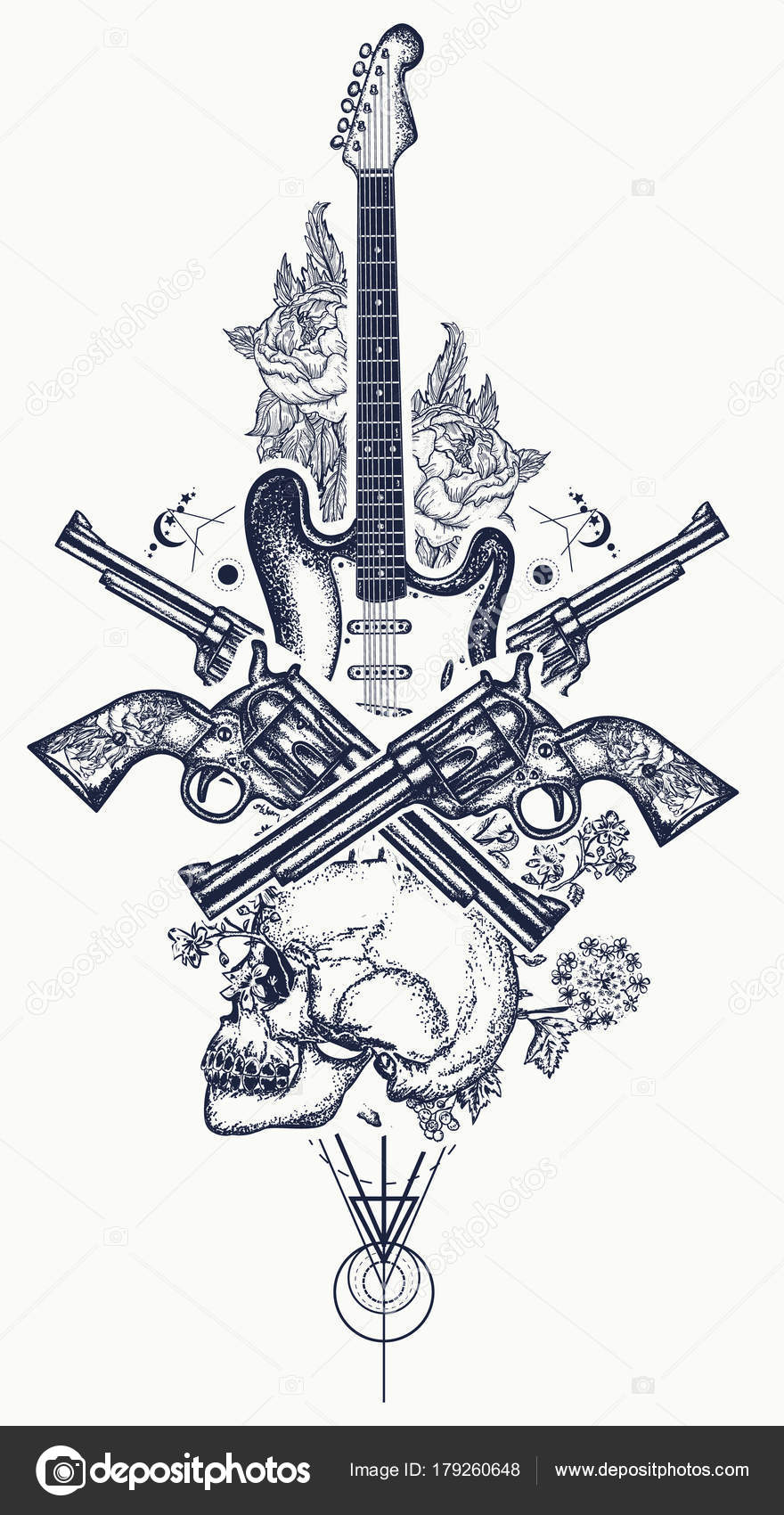 skulls music and roses skulls music and roses