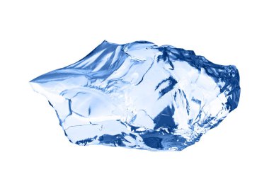 buz küpü beyaz üzerinde izole.