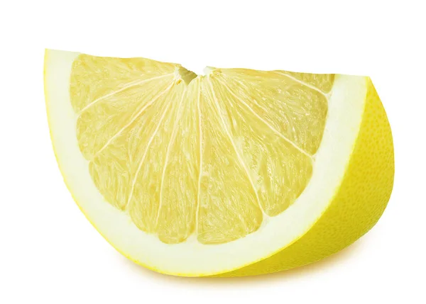 Segment van pomelo geïsoleerd op een witte achtergrond. — Stockfoto