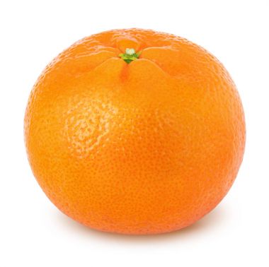 Mandarin beyaz arkaplanda izole edildi