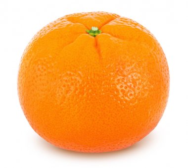 Mandarin beyaz arkaplanda izole edildi