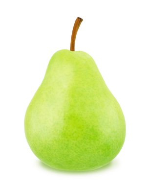 Olgun yeşil armut izole