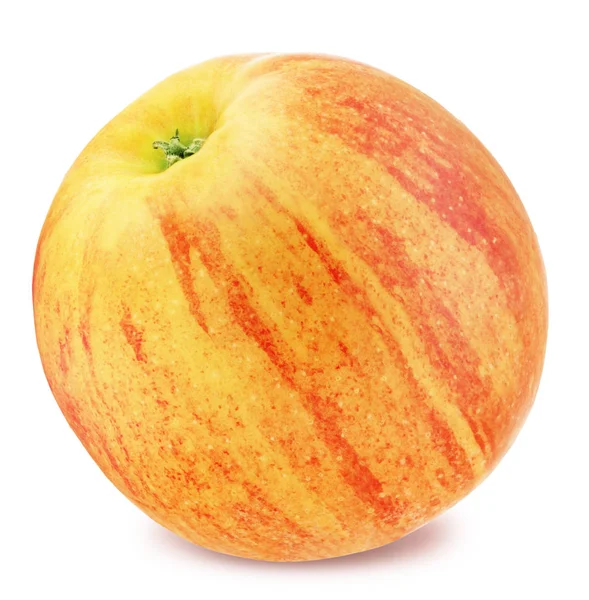 Свежее спелое яблоко на белом фоне — стоковое фото