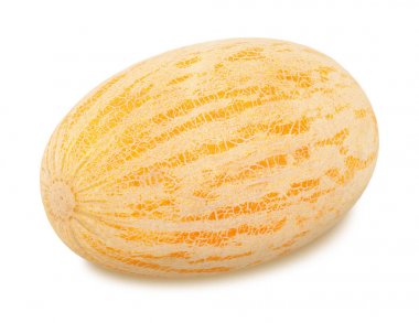 beyaz zemin üzerinde olgunlaşmış kavun