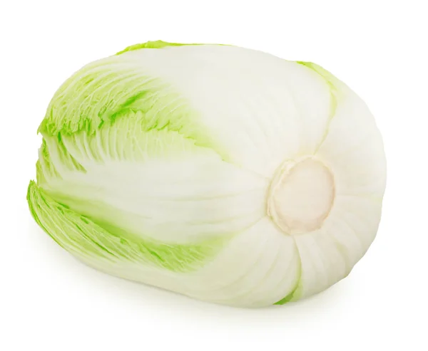 Fresh whole chinese cabbage isolated on a white background. — Stock Photo, Image