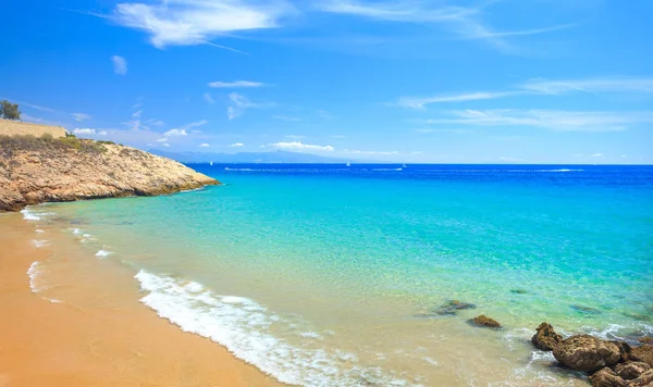 Tropikal resort kumsalda — Stok fotoğraf