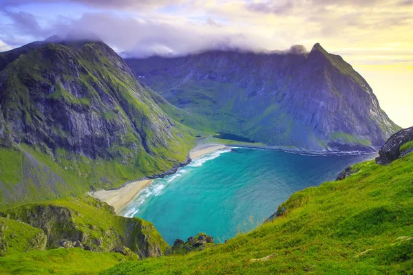 Small fjord in spring — Stock Photo, Image