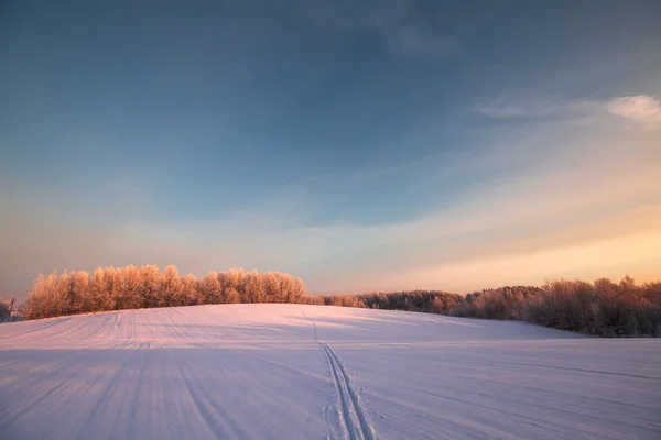 Paisaje escénico de invierno — Foto de Stock