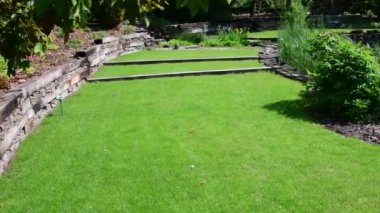 Bahar zaman Merkezi Bahçe. Bahçe Bitkileri.